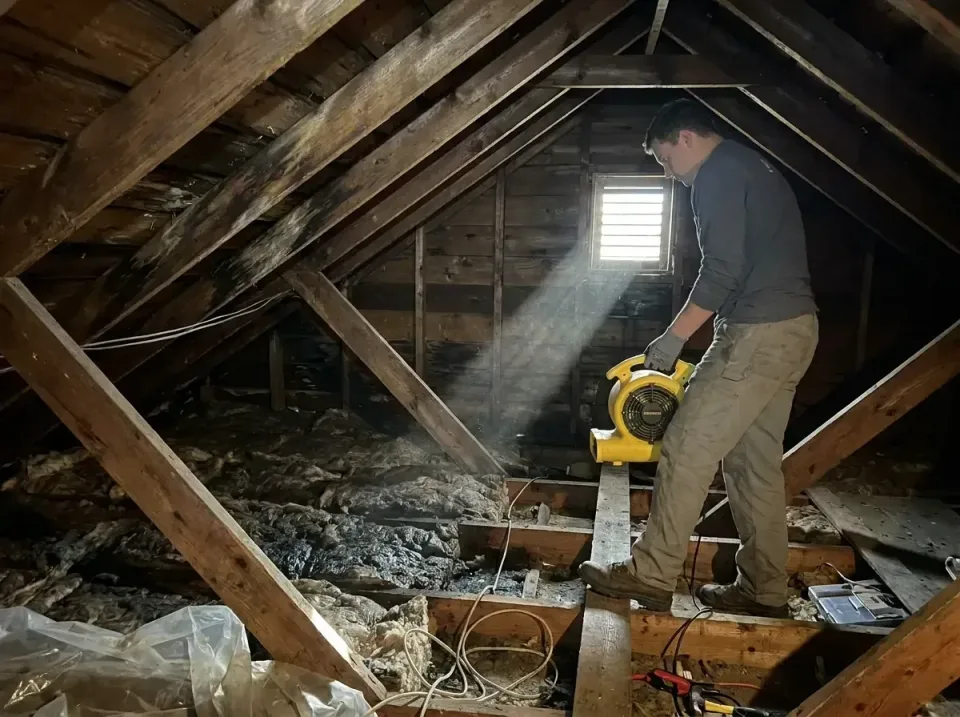 attic-water-damage-drying-proc-007 — frequently asked questions, Emergency Water Extraction & 24/7 Flood Response in Harrima…